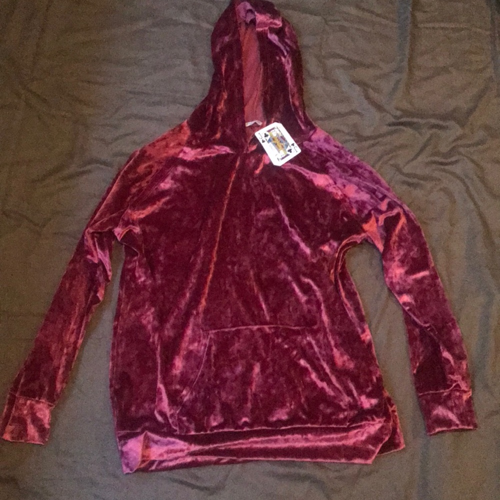 Velvet hooded dress